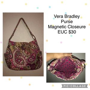 Vera Bradley: Purse w/ magnetic closure, $30